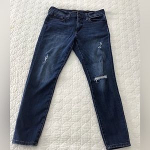 Banana Republic skinny ankle distressed jeans denim size 29